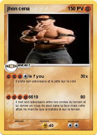 Pokemon jhon cena