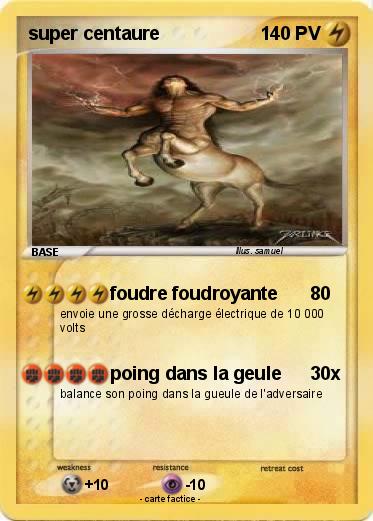 Pokemon super centaure