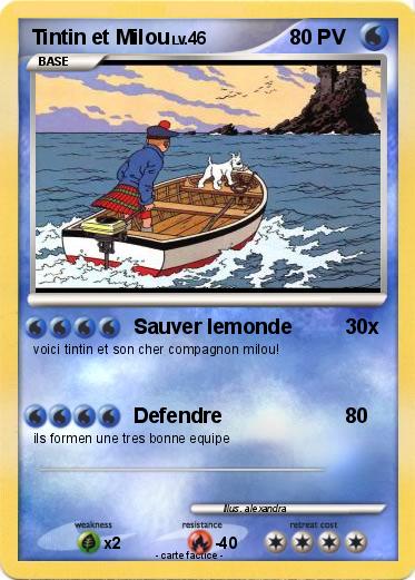 Pokemon Tintin et Milou