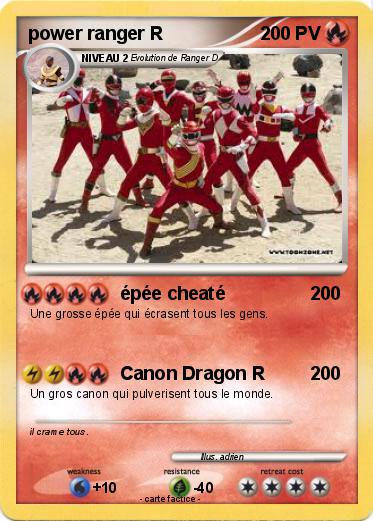 Pokemon power ranger R