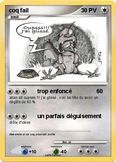 Pokemon coq fail