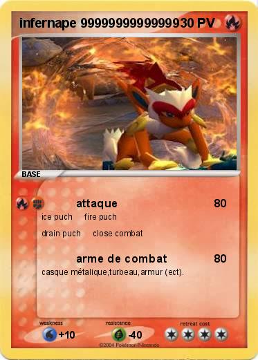 Pokemon infernape 99999999999999