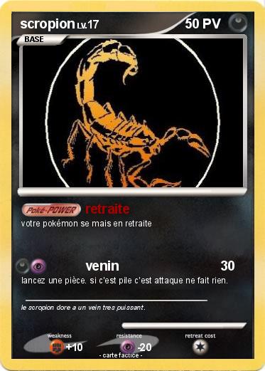 Pokemon scropion