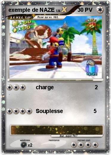 Pokemon exemple de NAZE