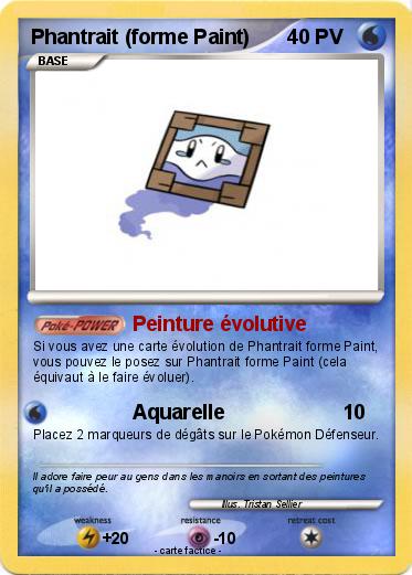 Pokemon Phantrait (forme Paint)