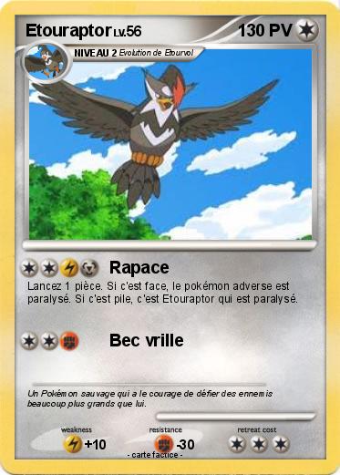 Pokemon Etouraptor