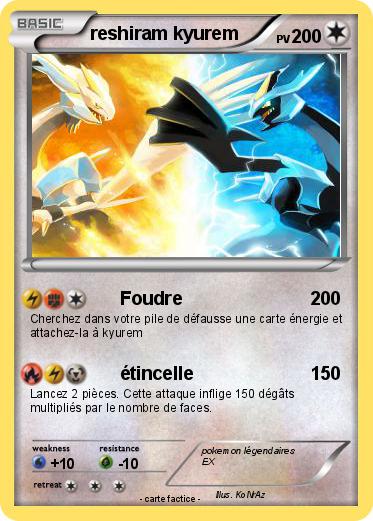 Pokemon reshiram kyurem