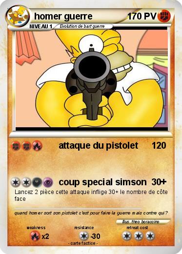Pokemon homer guerre