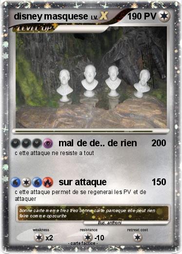 Pokemon disney masquese