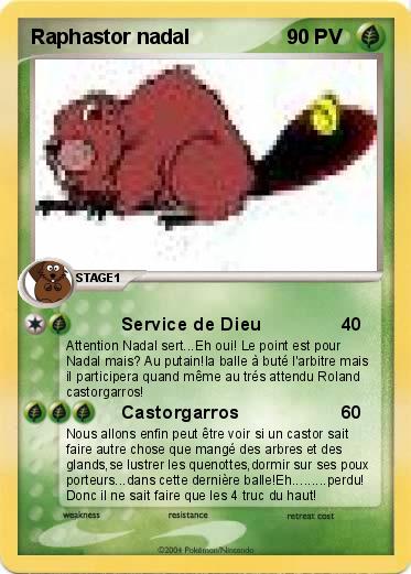 Pokemon Raphastor nadal