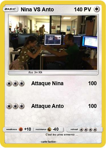 Pokemon Nina VS Anto