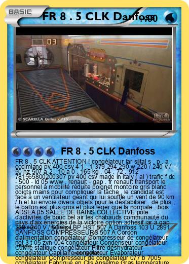Pokemon FR 8 . 5 CLK Danfoss