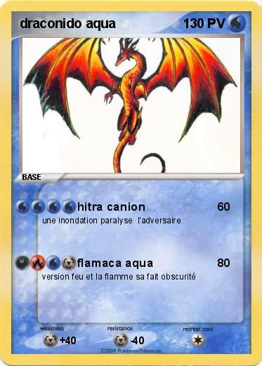 Pokemon draconido aqua