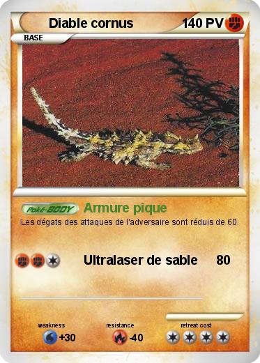 Pokemon Diable cornus