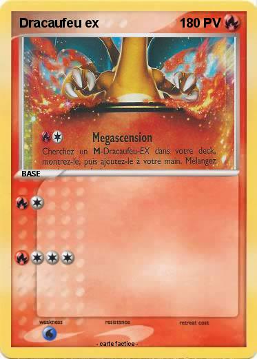 Pokemon Dracaufeu ex