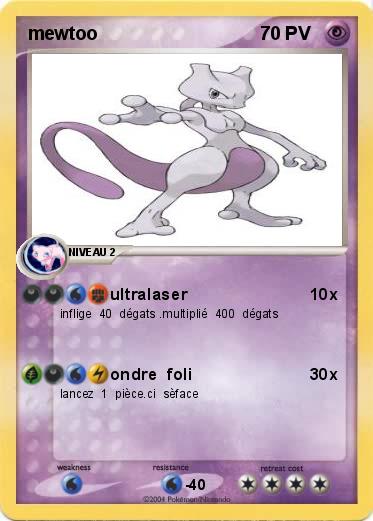 Pokemon mewtoo