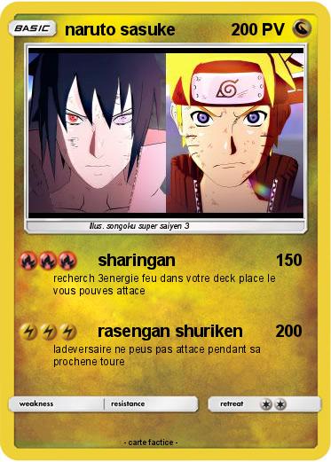 Pokemon naruto sasuke