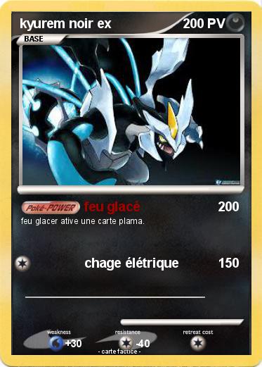 Pokemon kyurem noir ex