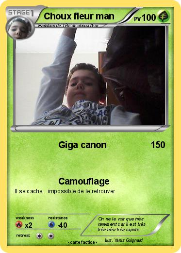 Pokemon Choux fleur man