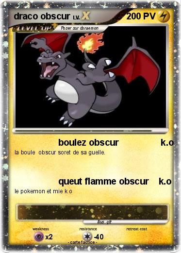 Pokemon draco obscur