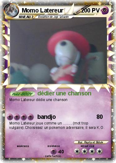 Pokemon Momo Latereur