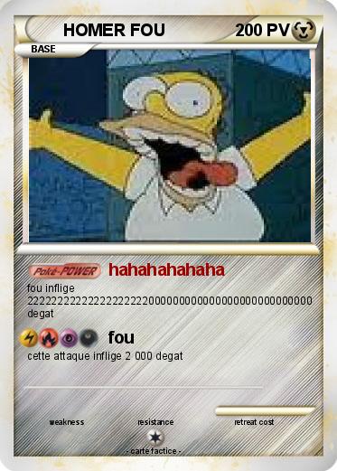 Pokemon HOMER FOU
