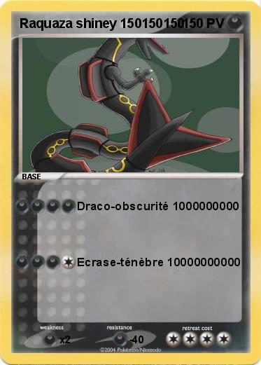 Pokemon Raquaza shiney 150150150