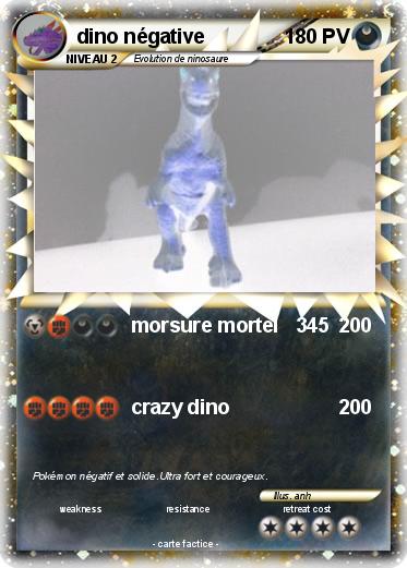 Pokemon dino négative