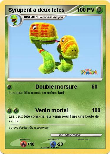 Pokemon Syrupent a deux têtes
