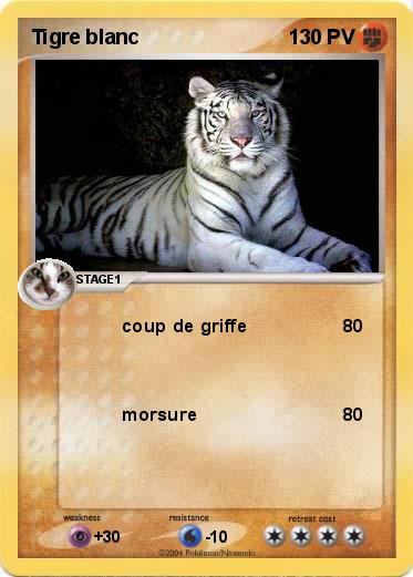 Pokemon Tigre blanc