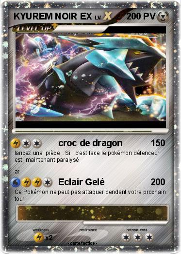 Pokemon KYUREM NOIR EX