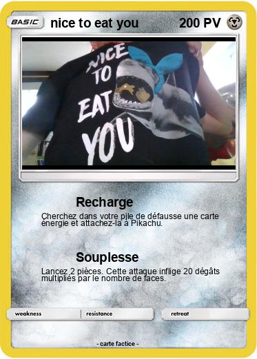 Pokemon nice to eat you