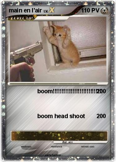 Pokemon main en l'air