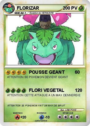 Pokemon FLORIZAR