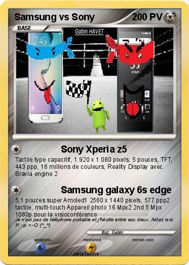 Pokemon Samsung vs Sony