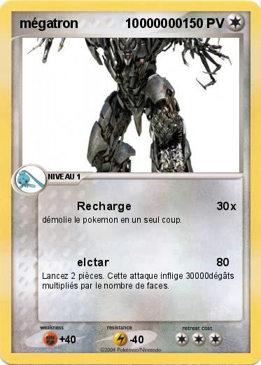 Pokemon mégatron             10000000