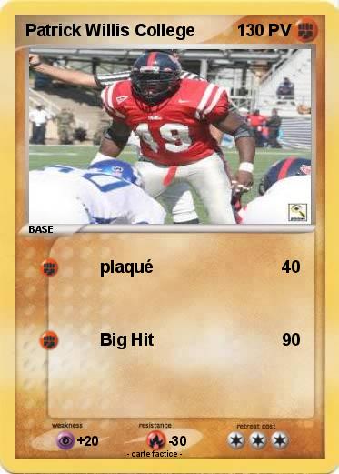 Pokemon Patrick Willis College