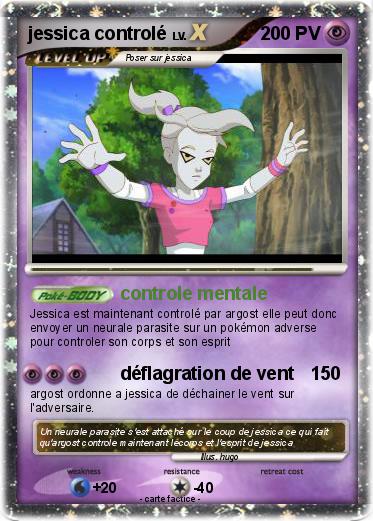 Pokemon jessica controlé