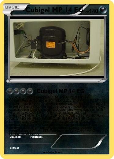 Pokemon Cubigel MP 14 FG