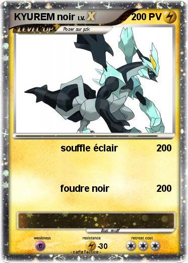 Pokemon KYUREM noir