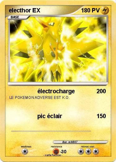 Pokemon electhor EX