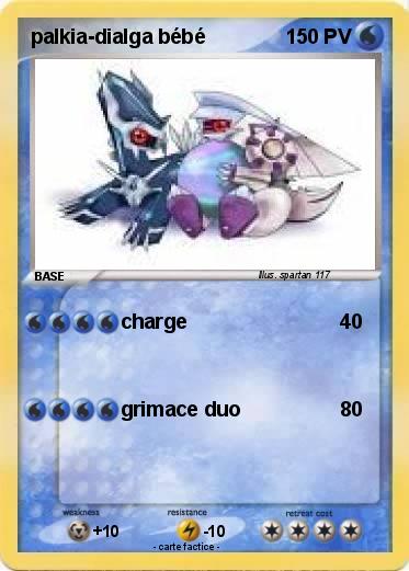 Pokemon palkia-dialga bébé Pokemon palkia-dialga bébé
