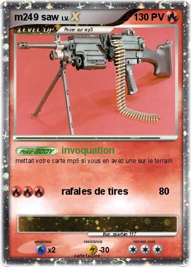 Pokemon m249 saw