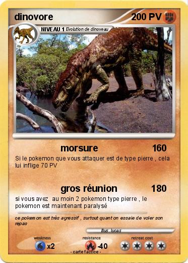 Pokemon dinovore