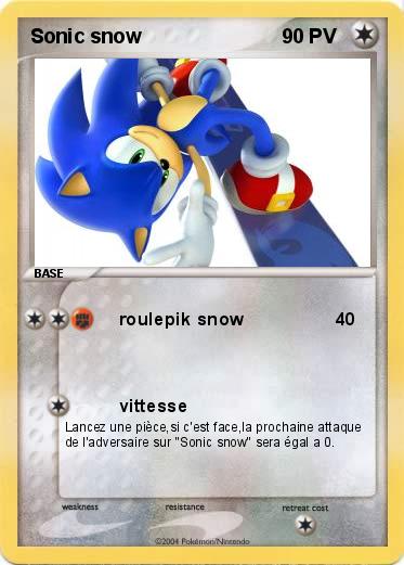 Pokemon Sonic snow
