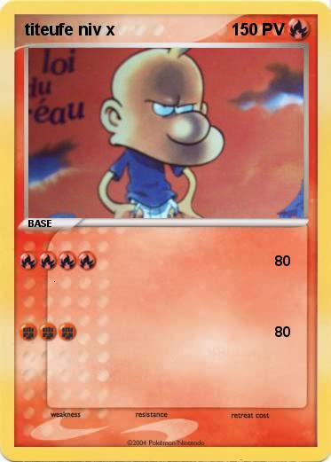Pokemon titeufe niv x