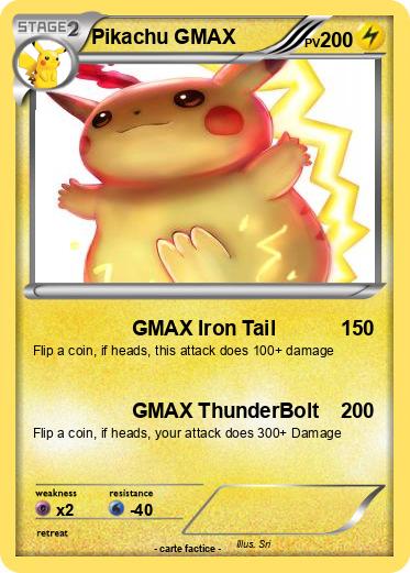 Pokemon Pikachu GMAX