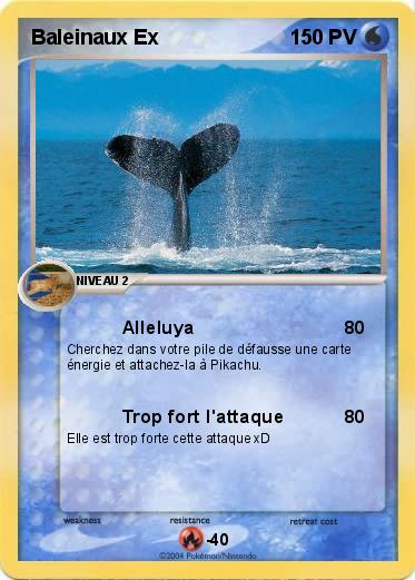 Pokemon Baleinaux Ex
