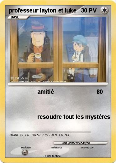 Pokemon professeur layton et luke