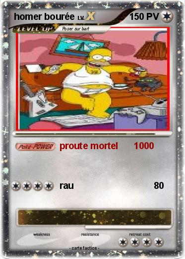 Pokemon homer bourée